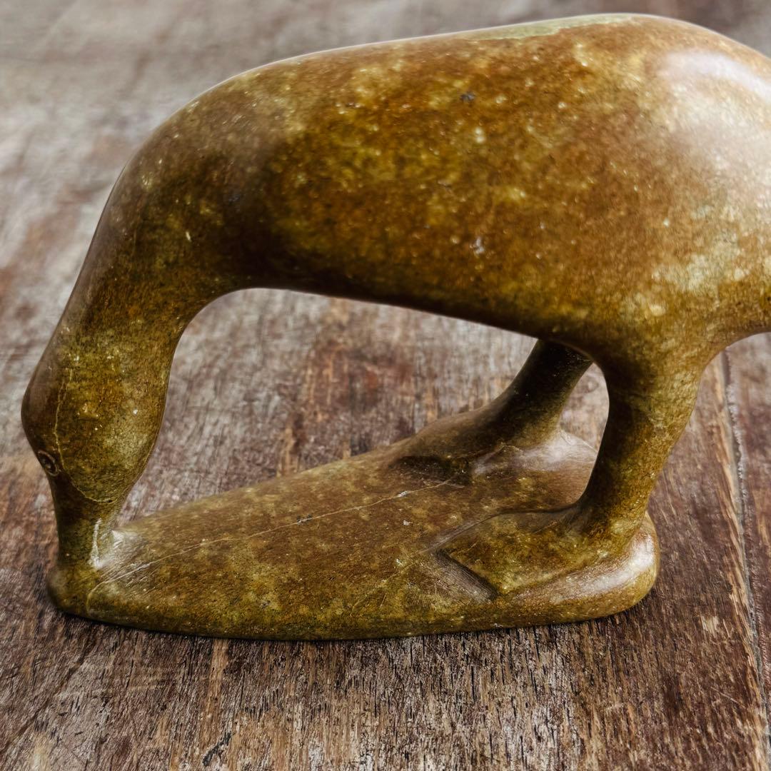 イヌイットアート 彫刻作品｜Enooky Oqutak｜カナダ・ケープドーセット