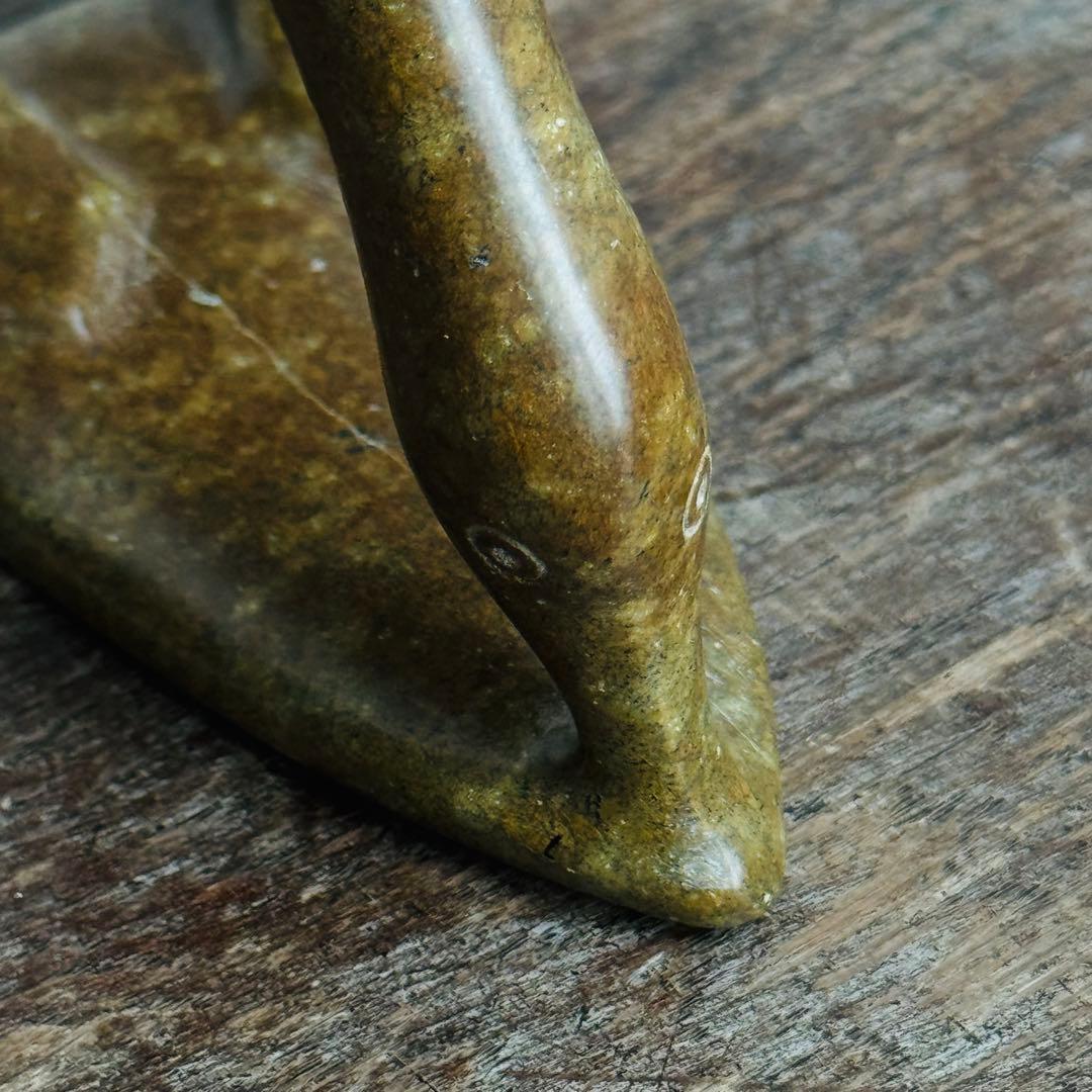 イヌイットアート 彫刻作品｜Enooky Oqutak｜カナダ・ケープドーセット