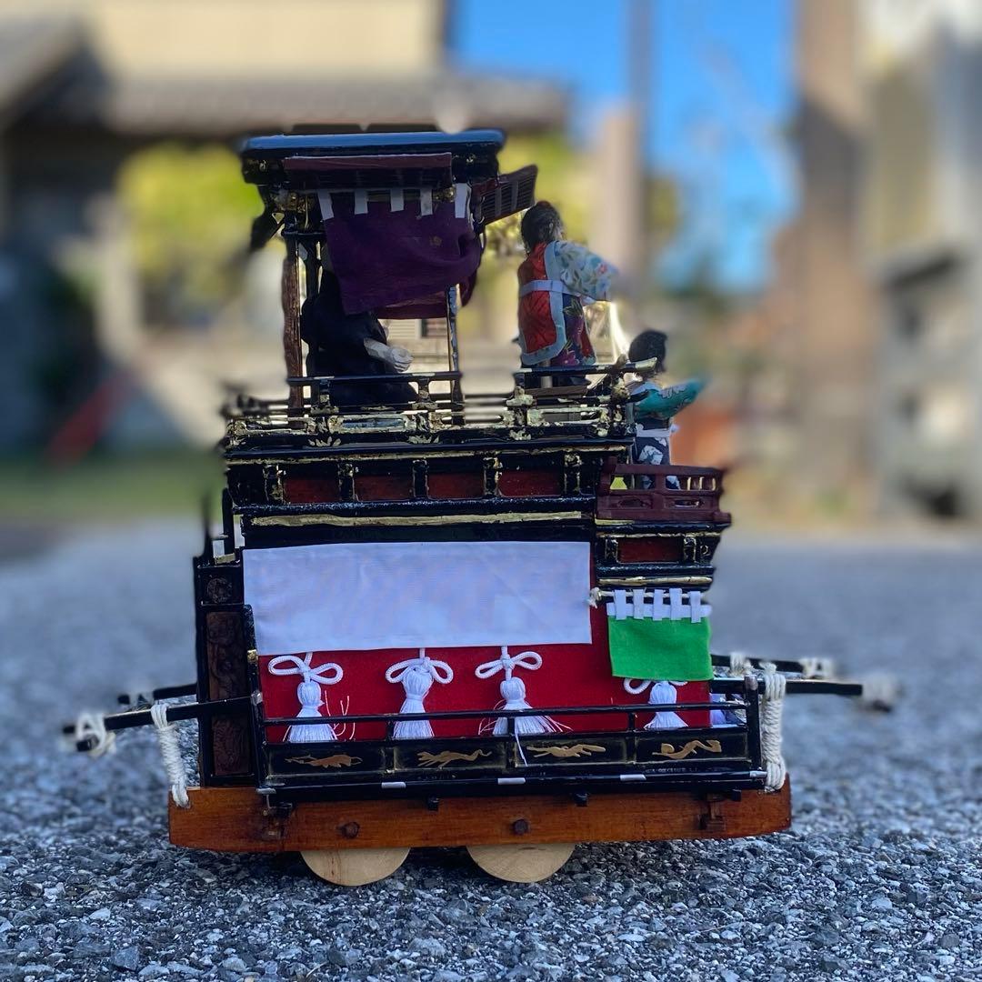 1/20山車ミニチュア 大垣まつり軕　布袋（ほてい）軕
