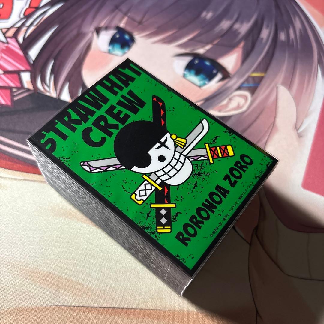 ワンピース ゾロ 海賊旗 スリーブ 50枚