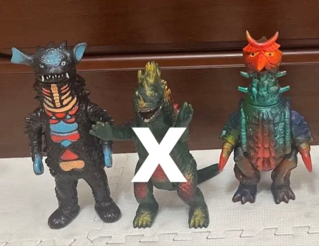 ポピー怪獣足製8体ソフビ