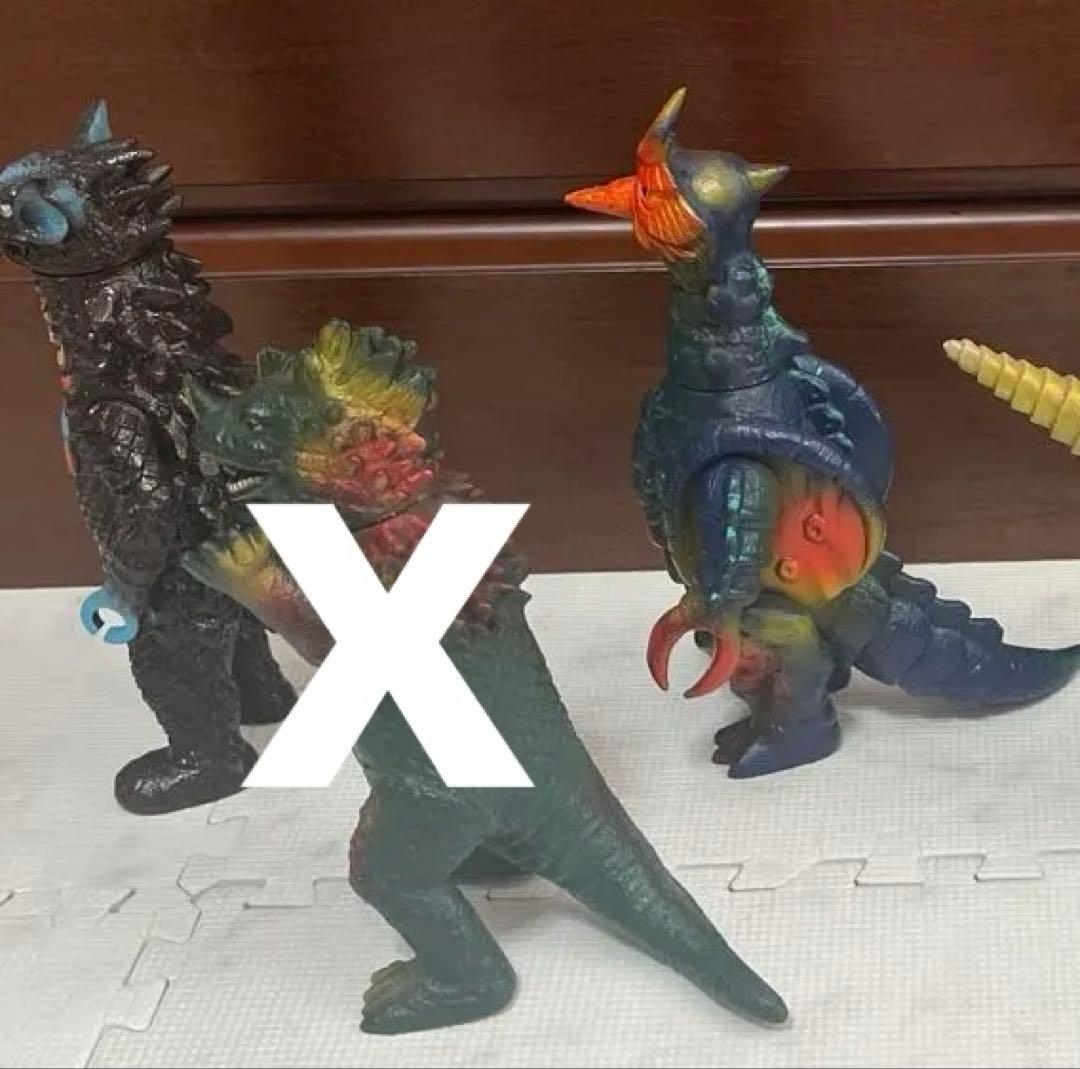 ポピー怪獣足製8体ソフビ