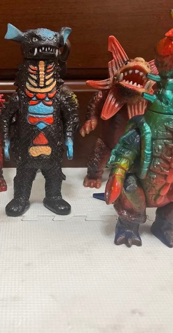 ポピー怪獣足製8体ソフビ