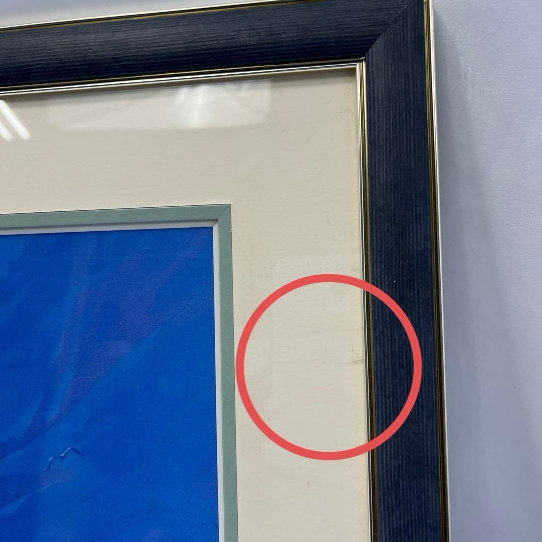 a0131-54笹倉鉄平　アートポスター　ハイベルアート　「ラゴ　マジョーレ」