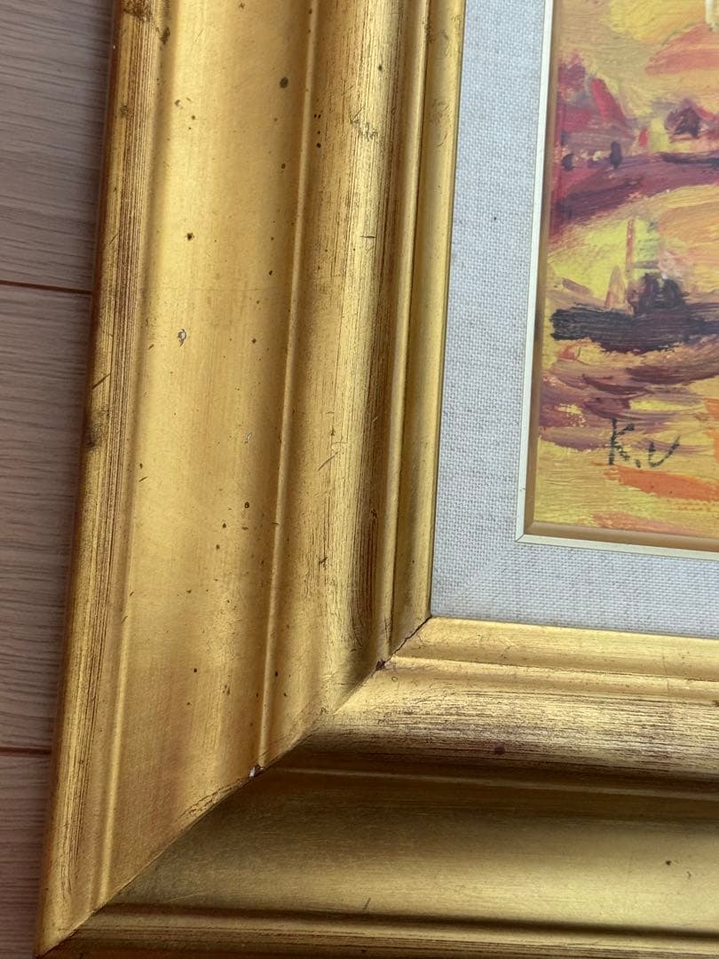 上野仁奥　油彩画