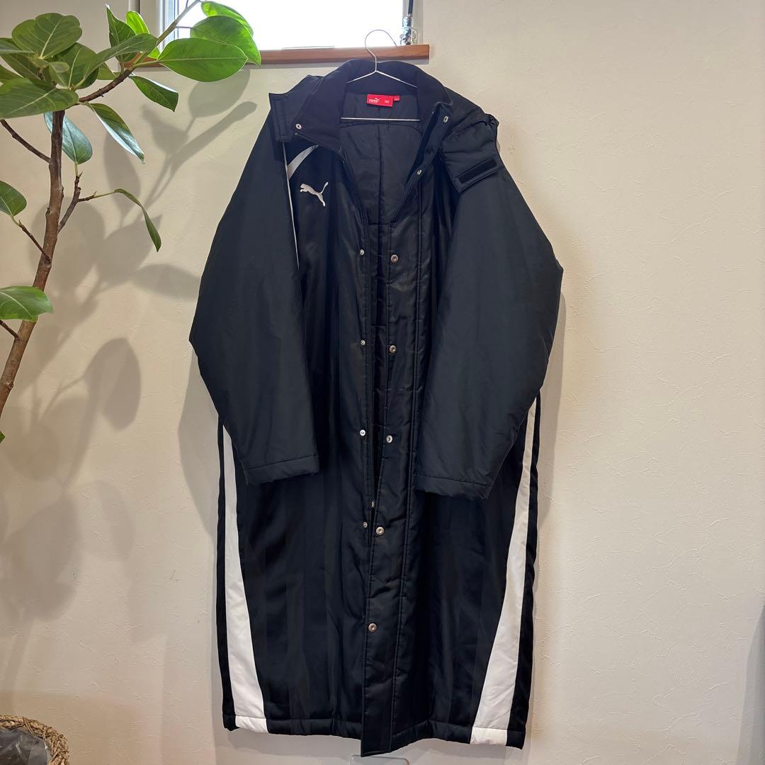 Puma ブラック ベンチコート XO