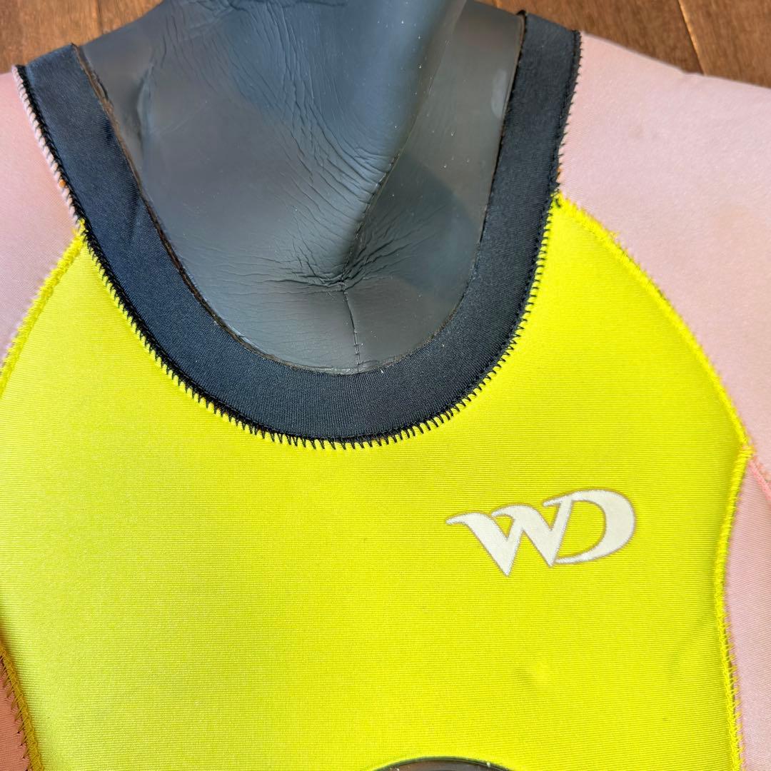 ワールドダイブ ダイビングスーツ ピンク 黒 ドライスーツ レディース