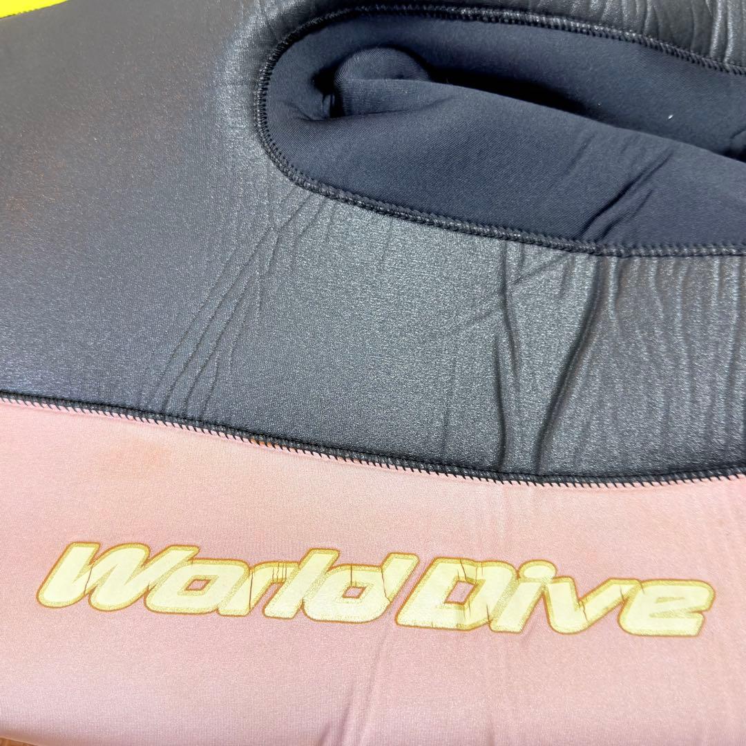 ワールドダイブ ダイビングスーツ ピンク 黒 ドライスーツ レディース