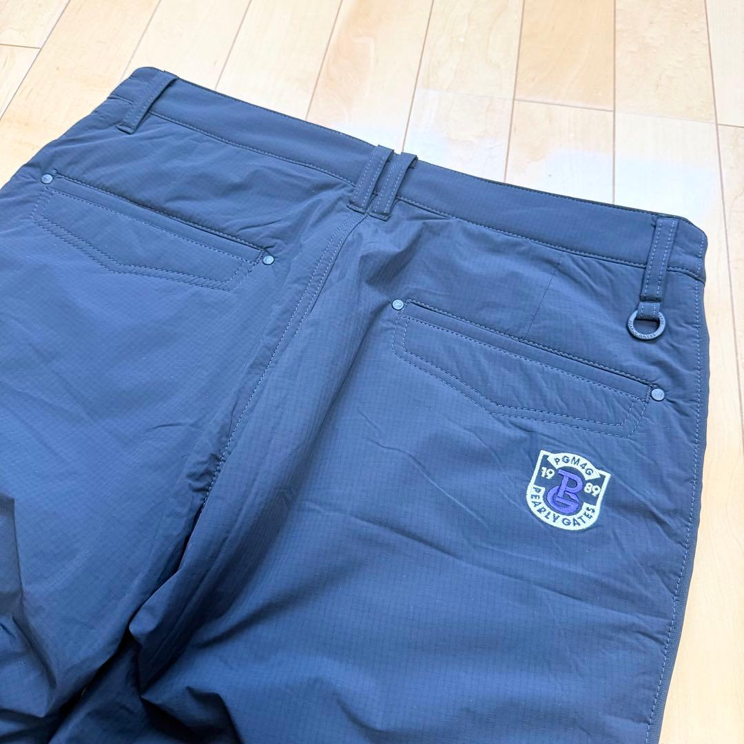 パーリーゲイツ パデッド 中綿 パンツ ネイビー 撥水 防水