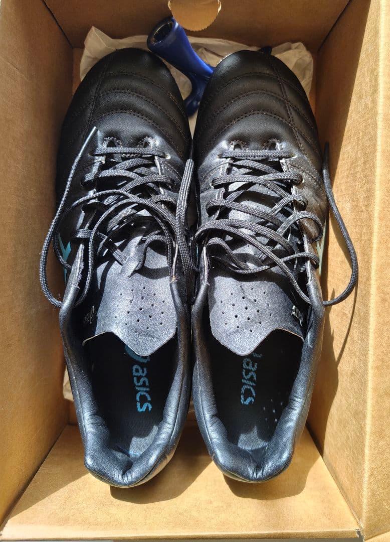 ASICS DS LIGHT サッカーシューズ ブラック/ブルー