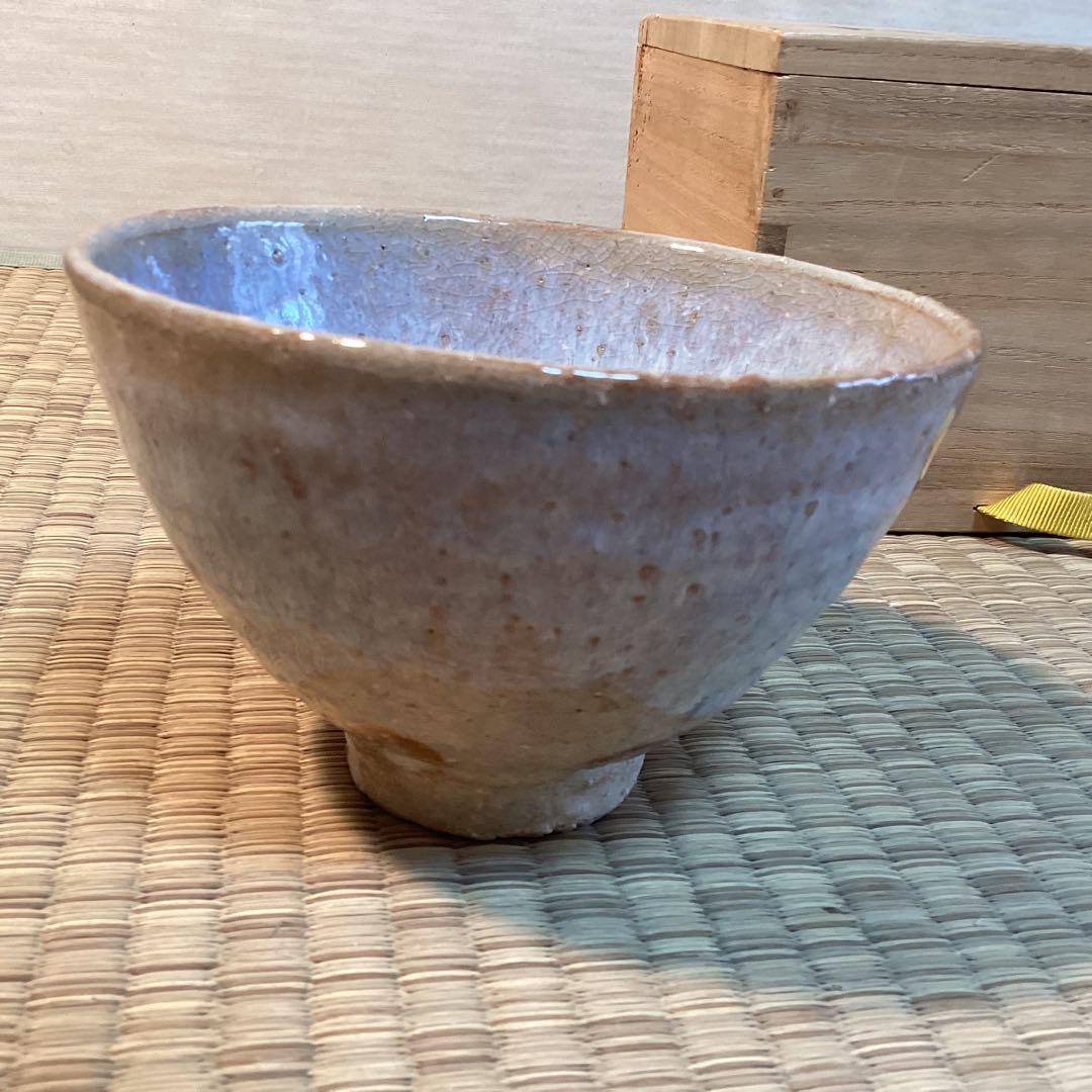 萩焼　玉おとこ山野坂康起作　抹茶茶碗
