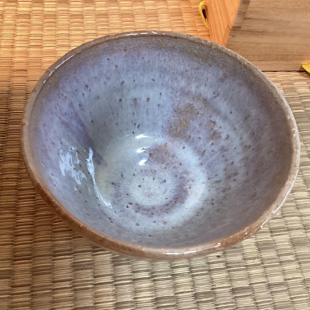 萩焼　玉おとこ山野坂康起作　抹茶茶碗
