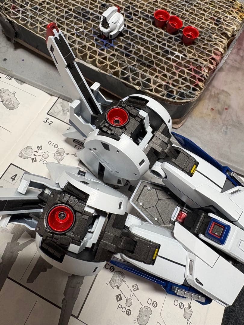 ガンプラMG 1/100ver ka強化型ZZ ガンダム完成品