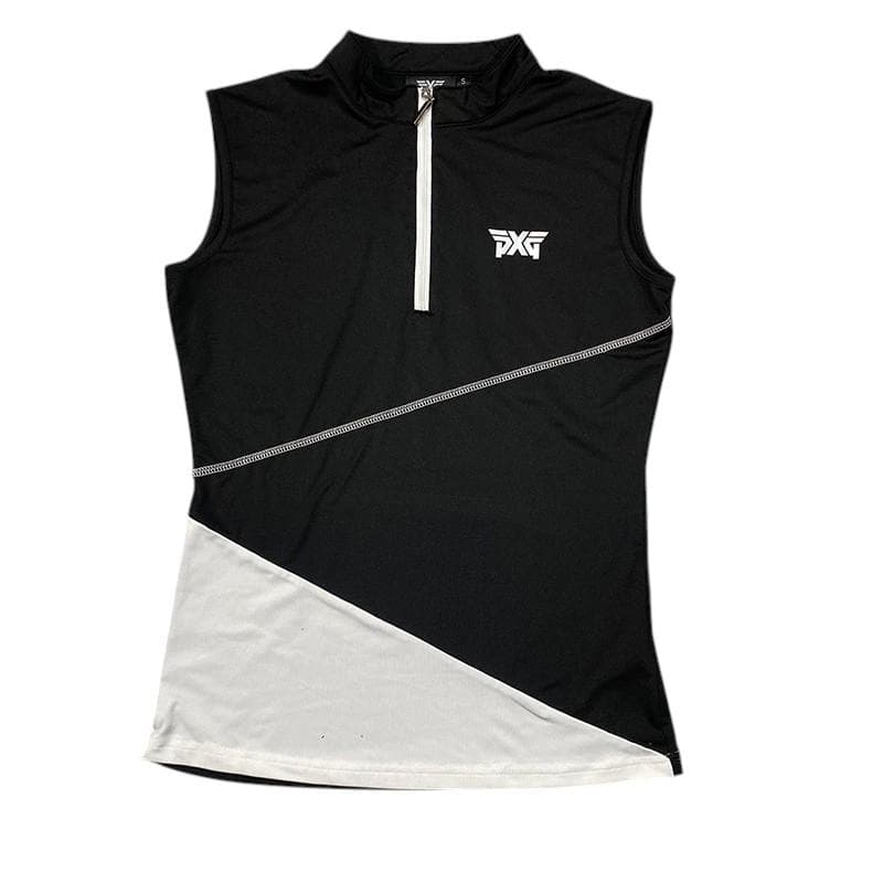 PXG ピーエックスジー ゴルフ ノースリーブ スカート セットアップ S 黒