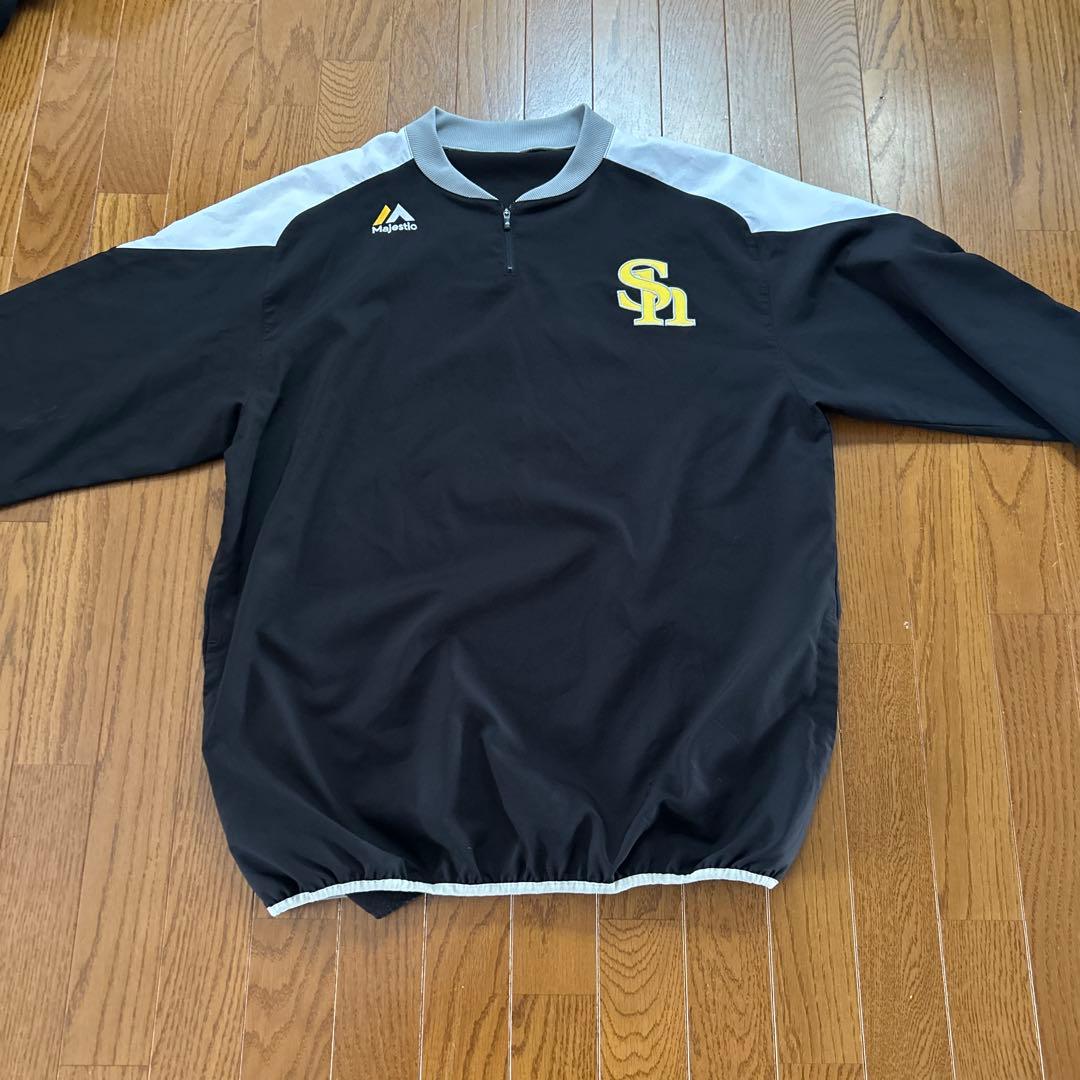 adidas ジャケット 黒 灰色 背番号1内川本人から貰ったもの本物です