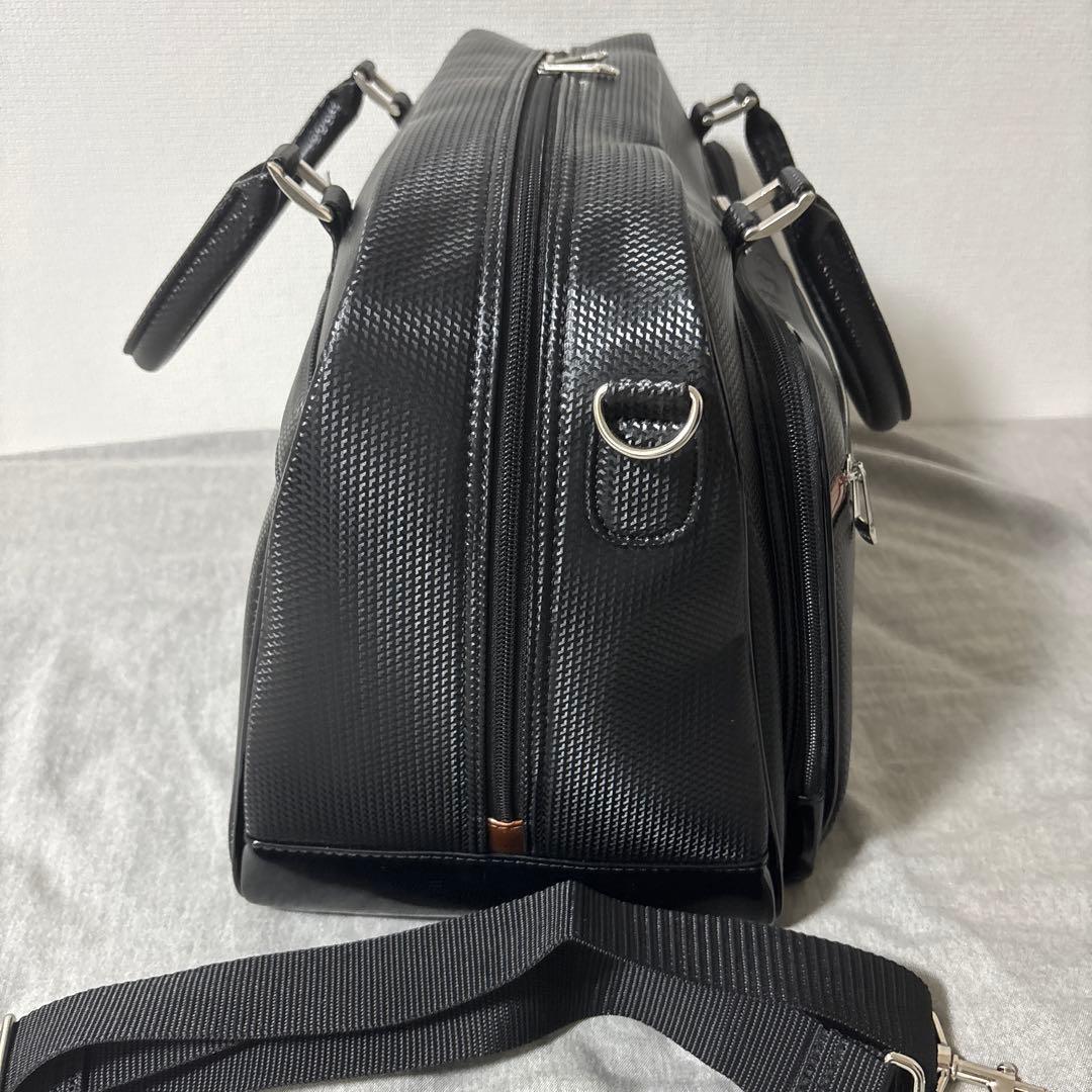 ADABAT ブラック ボストンバッグ