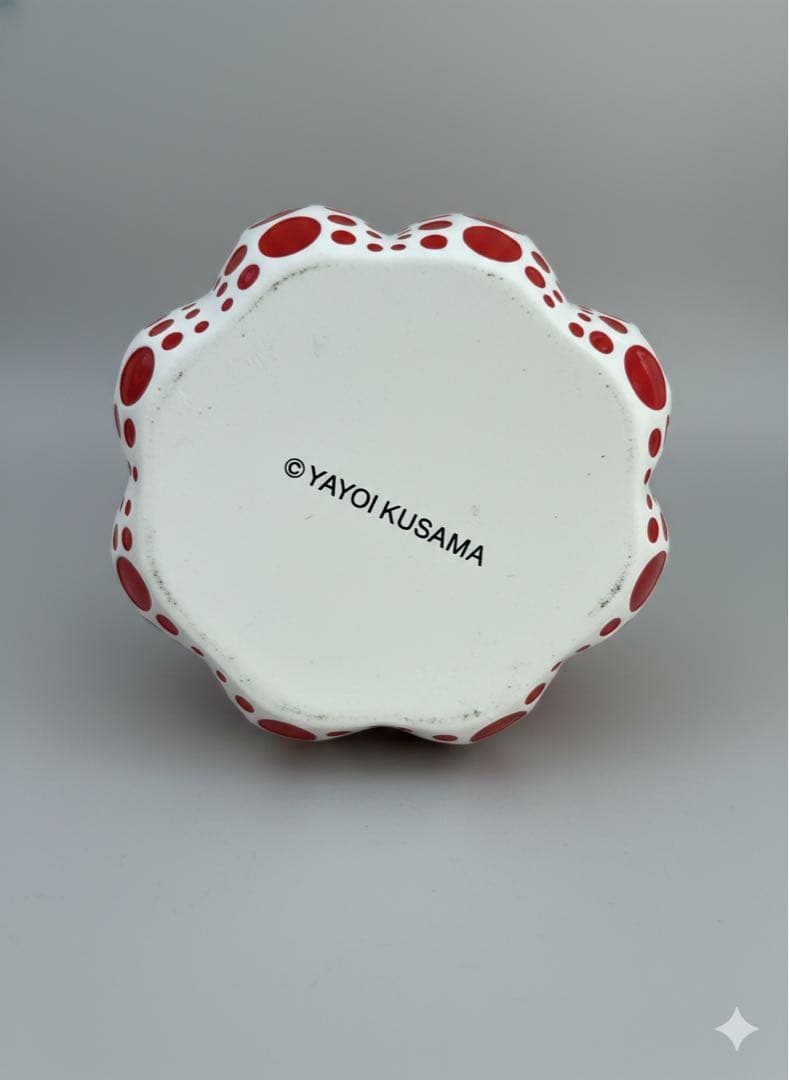 草間彌生　オブジェ　かぼちゃ（白／赤）