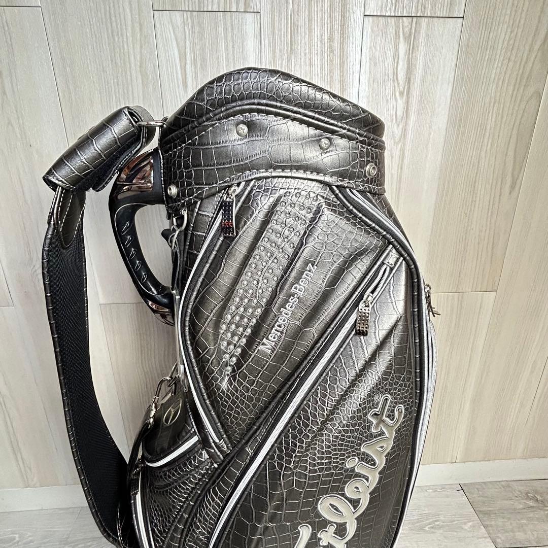 【美品！】タイトリスト メルセデスベンツ ゴルフキャディバッグ 限定品ワニ