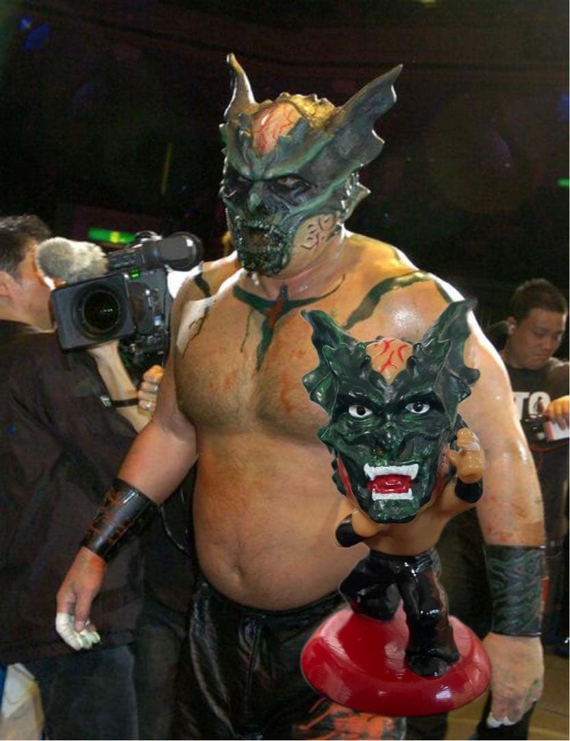 プロ格ヒーローズ　グレートムタ　愚零闘夢多　6体セット