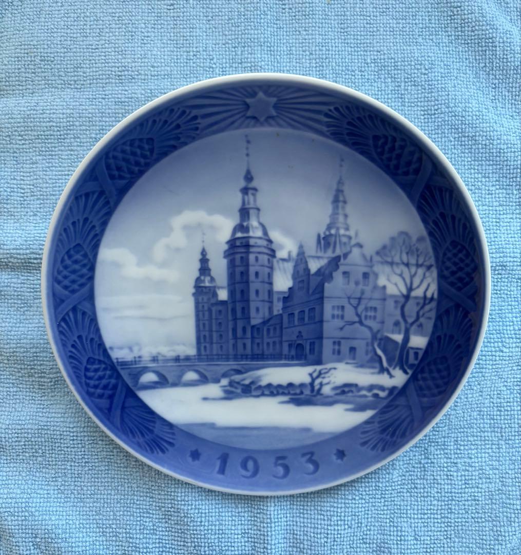 ロイヤルコペンハーゲン　イヤーズプレート　1953年