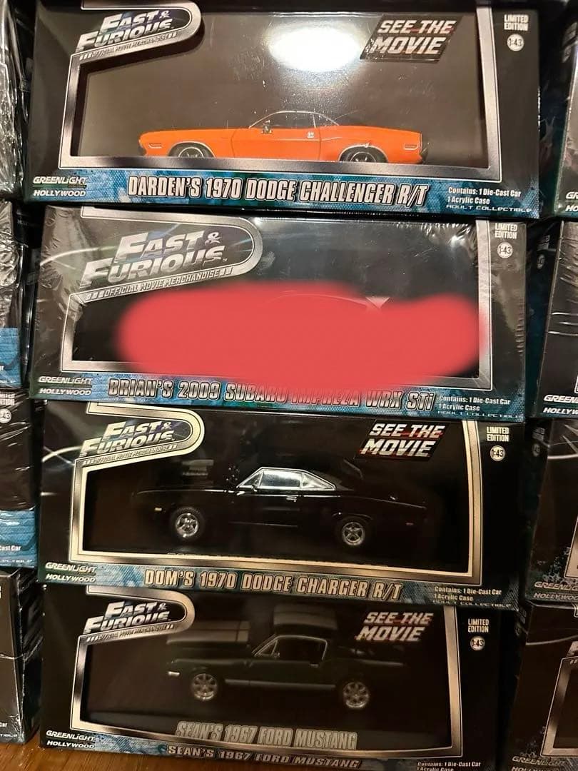 ワイルドスピード　25台　1/43 fast furious レア