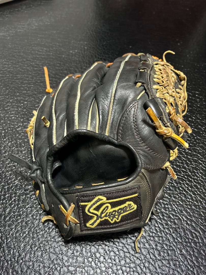 久保田スラッガー 軟式 内野手用グローブ KSN-L7S ブラック コユニ対応