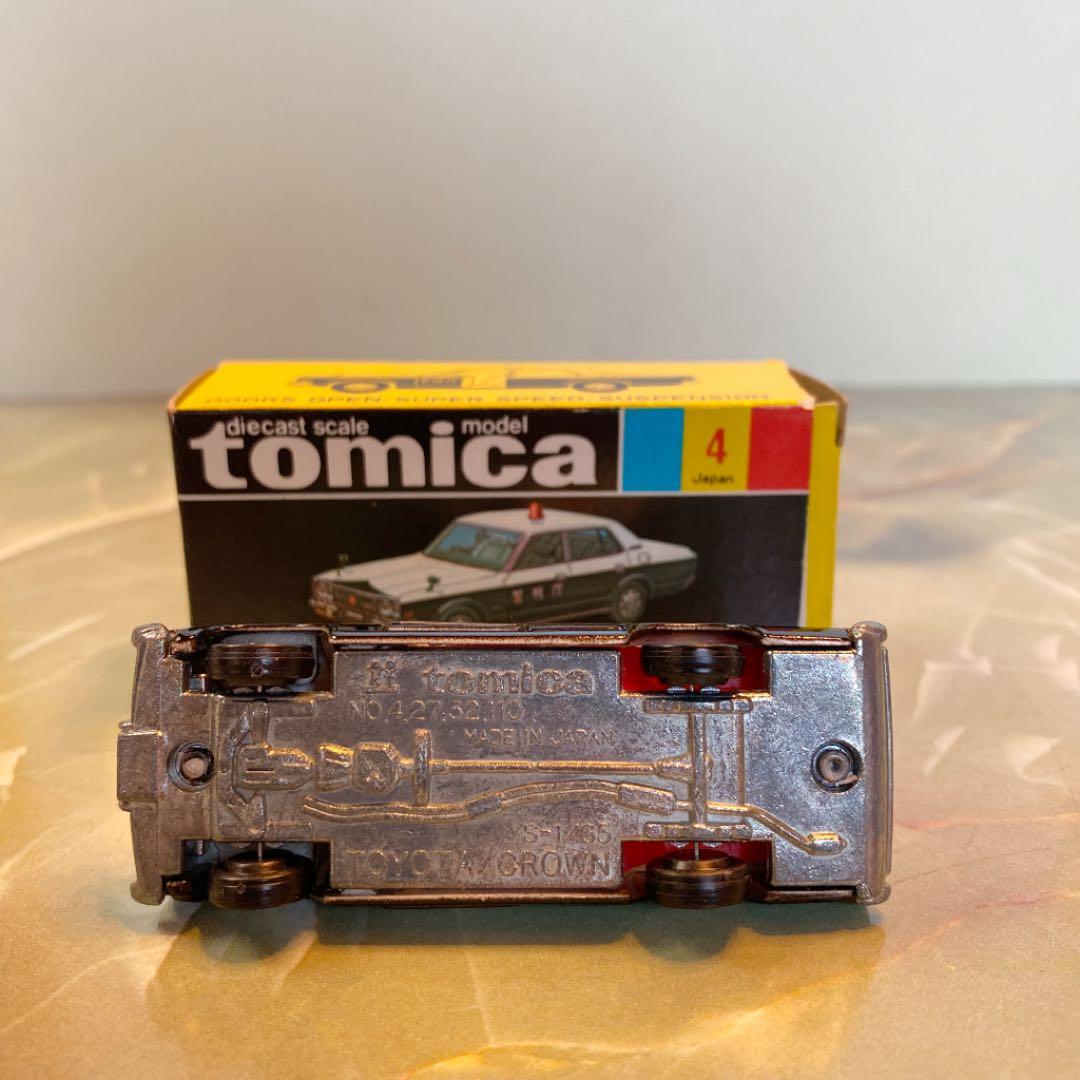 トミカNO.4トヨタクラウンパトロールカー(広島岡山愛媛)3台セット黒箱 日本製