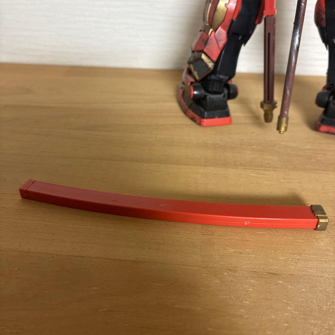 MG 真武者頑駄無 武者ガンダム プラモデル ガンプラ ウェザリング加工