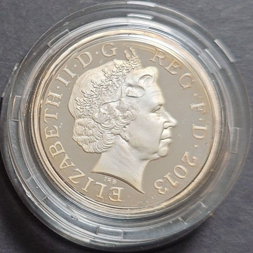 2013年 イギリス ロイヤルアームズ シルバーセット30周年記念銀貨SV925