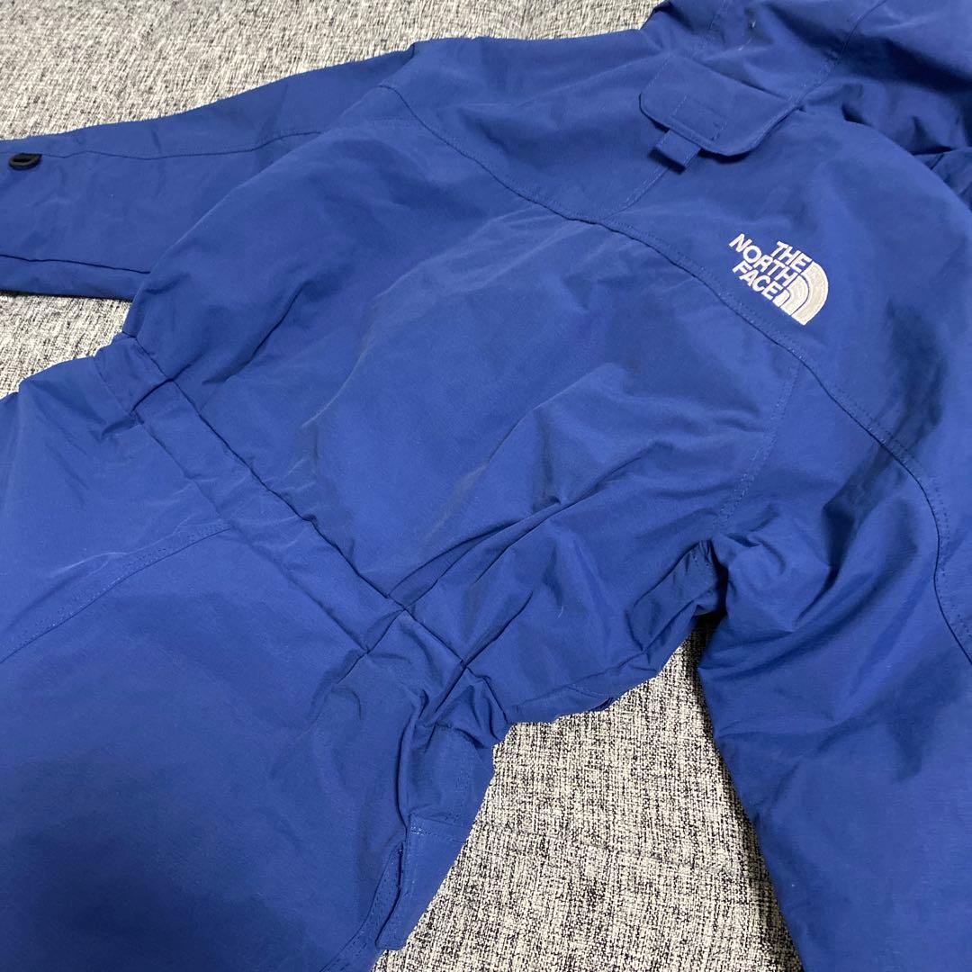 美品　ノースフェイス　スノボウェア　スキー　ジャンプスーツつなぎ　青　110