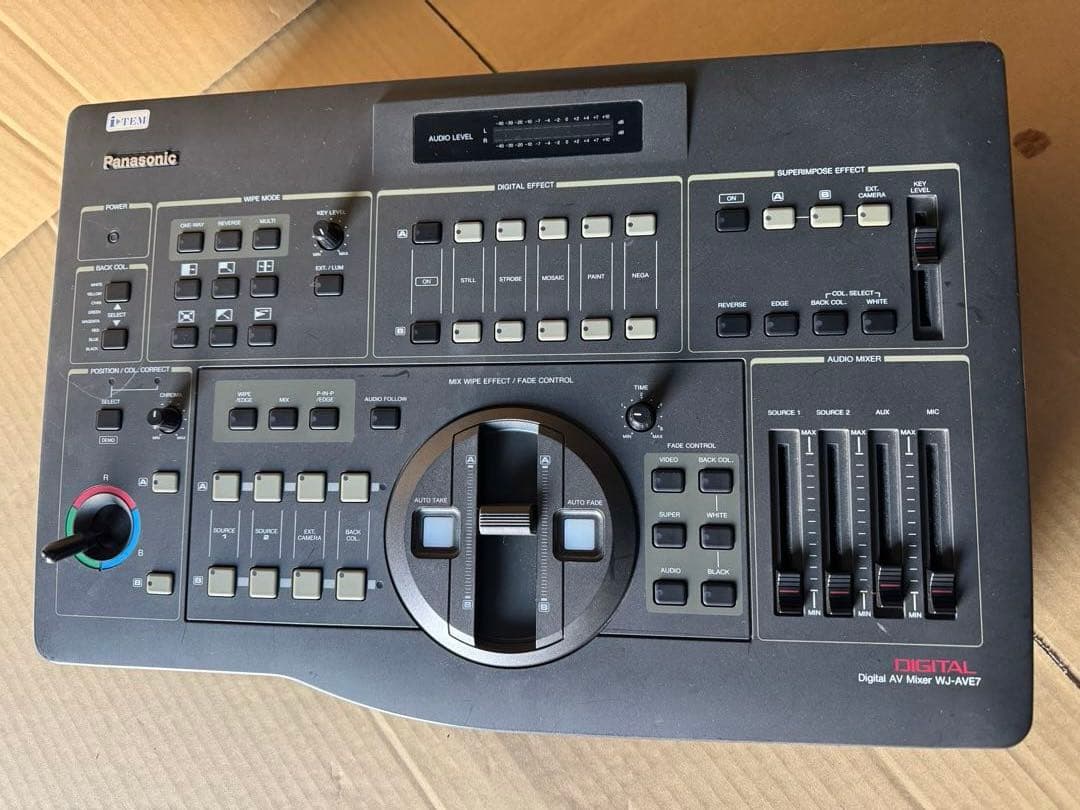 Panasonic デジタルAVミキサー WJ-AVE7 動作品