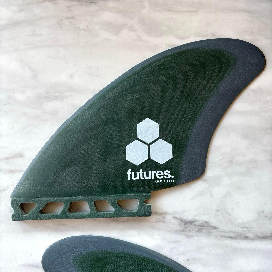 futures AMK KEEL ツインフィン　サーフボード　フィン 2枚セット