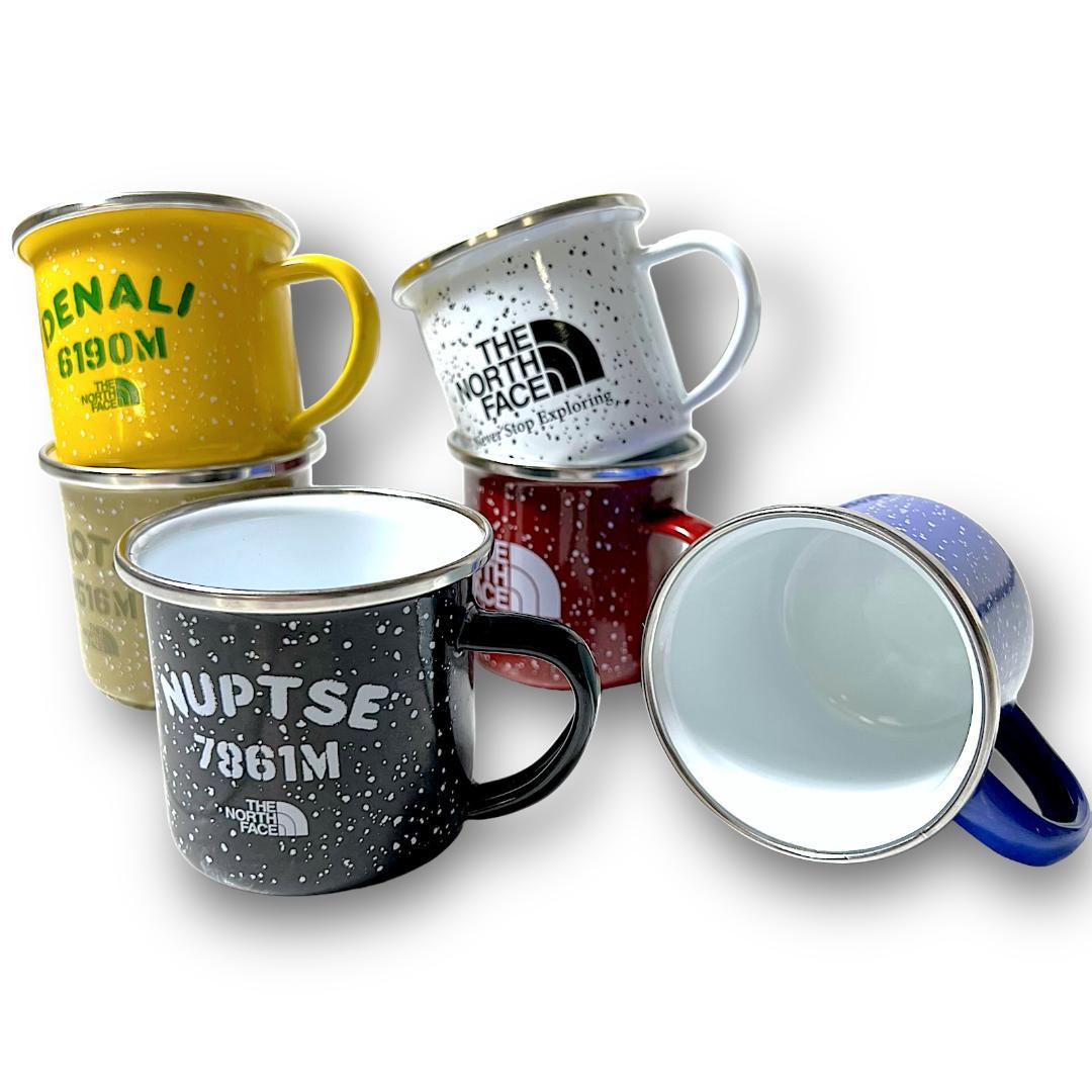 6点セット ノースフェイス 2024モデル パール柄 ホーローカップ 6色セット