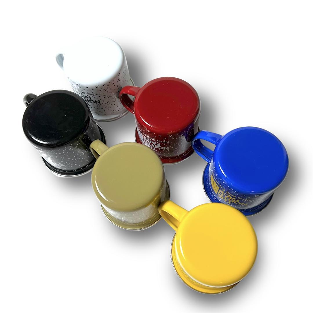 6点セット ノースフェイス 2024モデル パール柄 ホーローカップ 6色セット