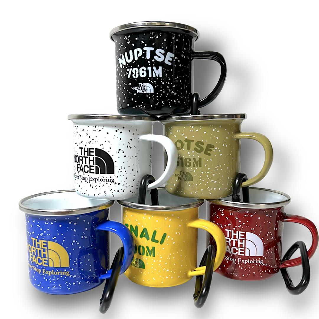 6点セット ノースフェイス 2024モデル パール柄 ホーローカップ 6色セット