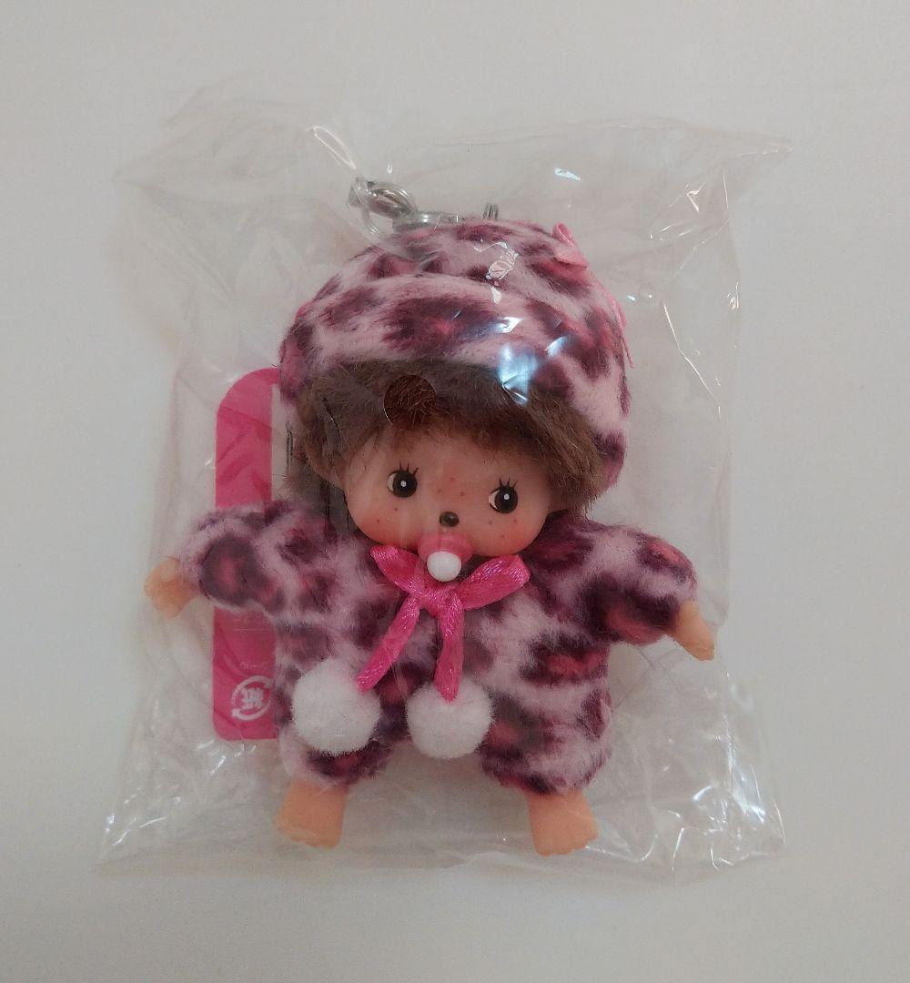 新品 ベビチッチ 豹柄 ピンク キーホルダー モンチッチ 293530