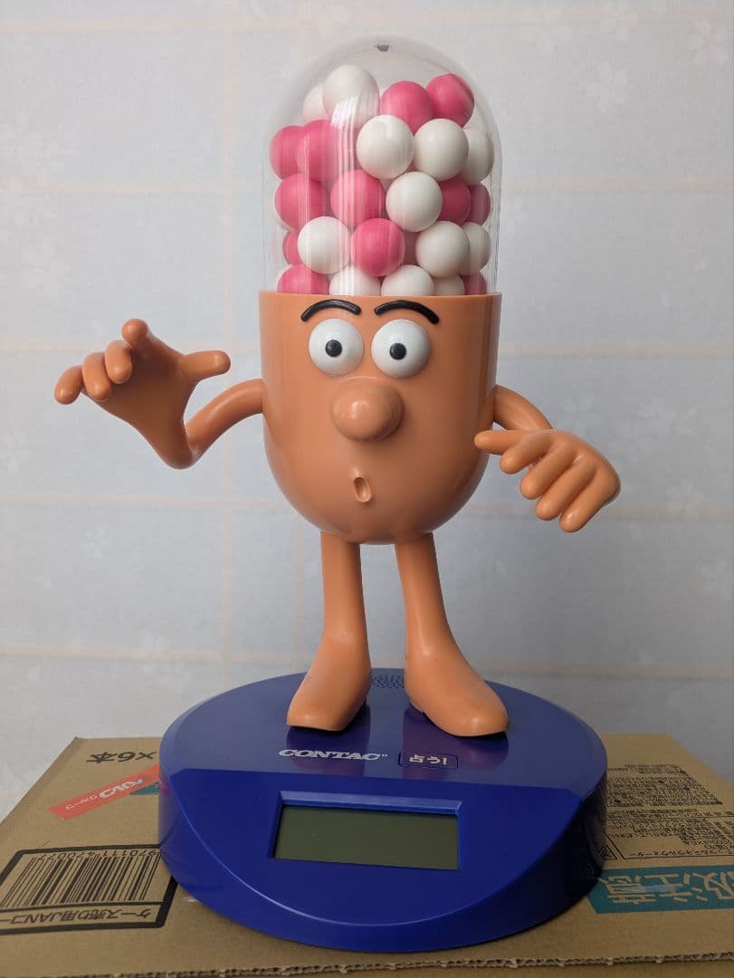 Mr.コンタック　30cm人形　　占い機能付き時計