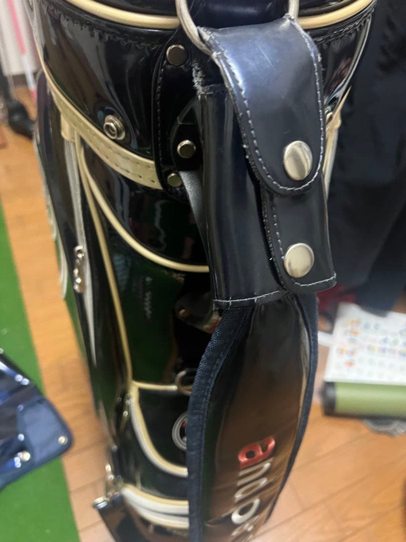 and per se キャディバッグ　エナメル