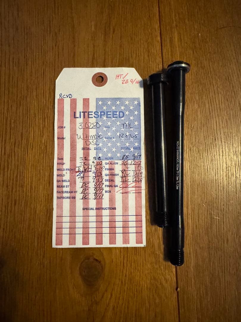 Litespeed ultimate disc ML 機械/Di2 フレームのみ