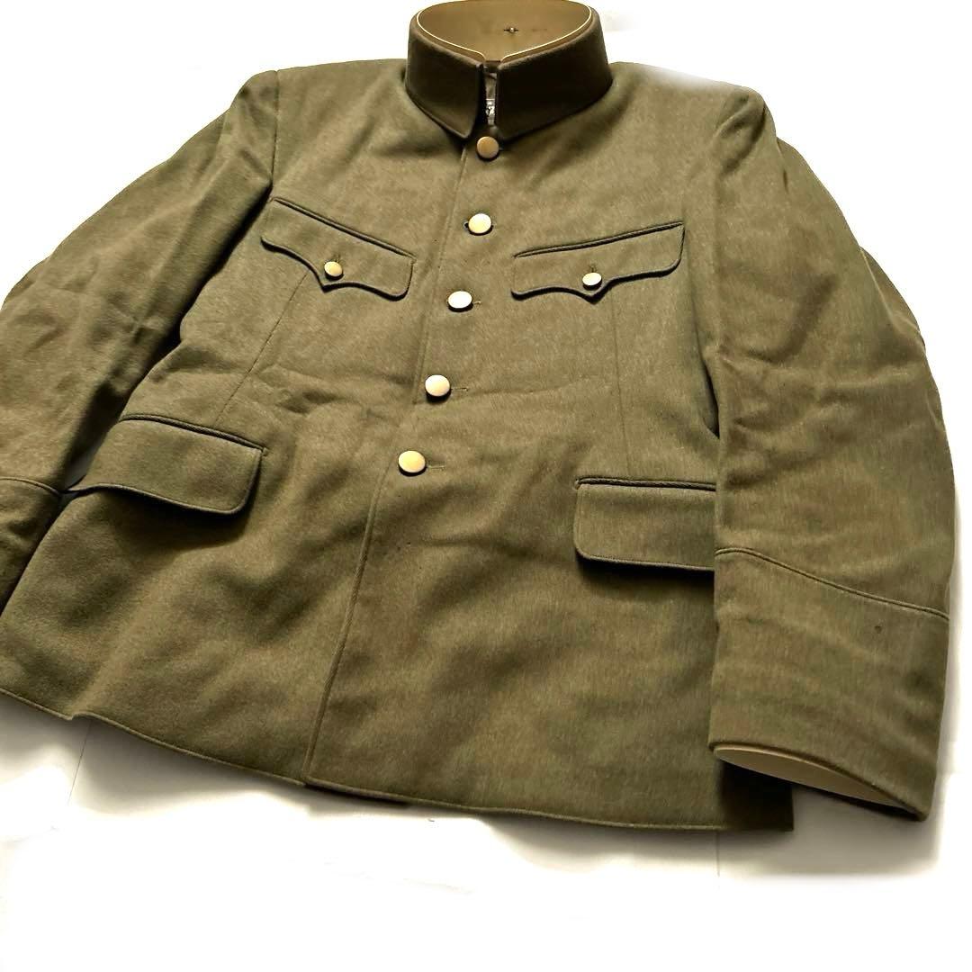 日本軍 京都 偕行社保部 昭和軍服部 冬用 カーキオリーブグリーン