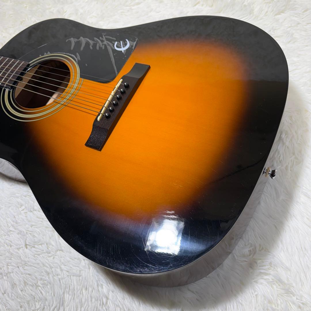 ☆美品☆エピフォン AJ 100 VS ストラップ カポ ケース セット アコギ