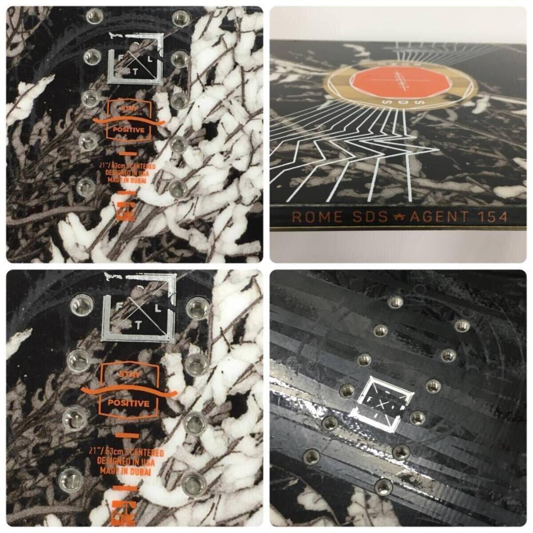 154cm ローム エージェント スノーボード キャンバー形状 高反発