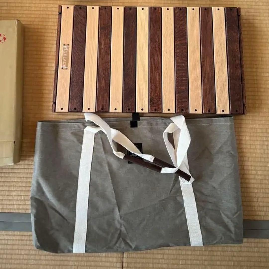 ブラックデザイン　ハレテーブル　アイアンプレート2枚付き