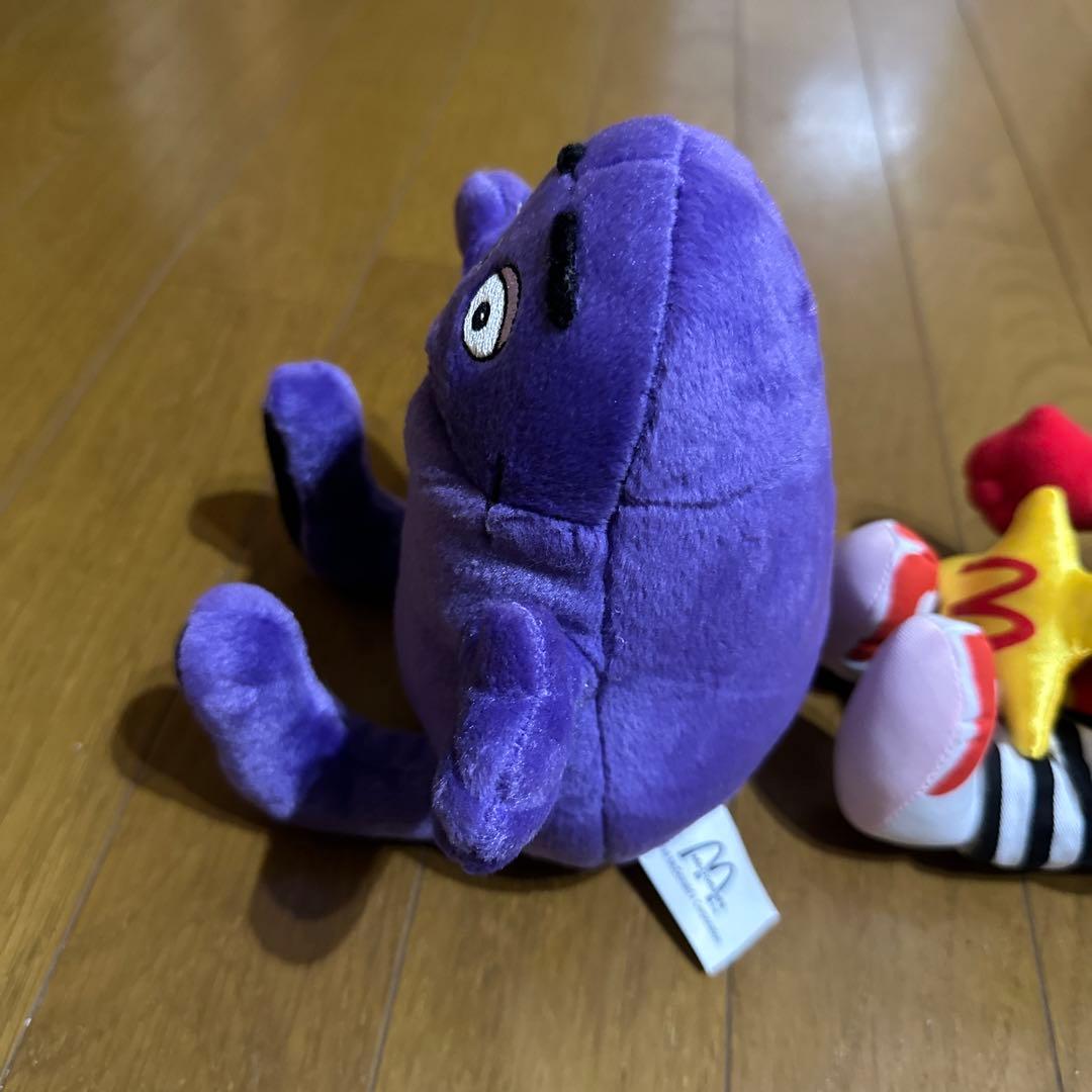 【希少】1999年　マクドナルド　グリマス＆ハンバーグラー　ぬいぐるみ