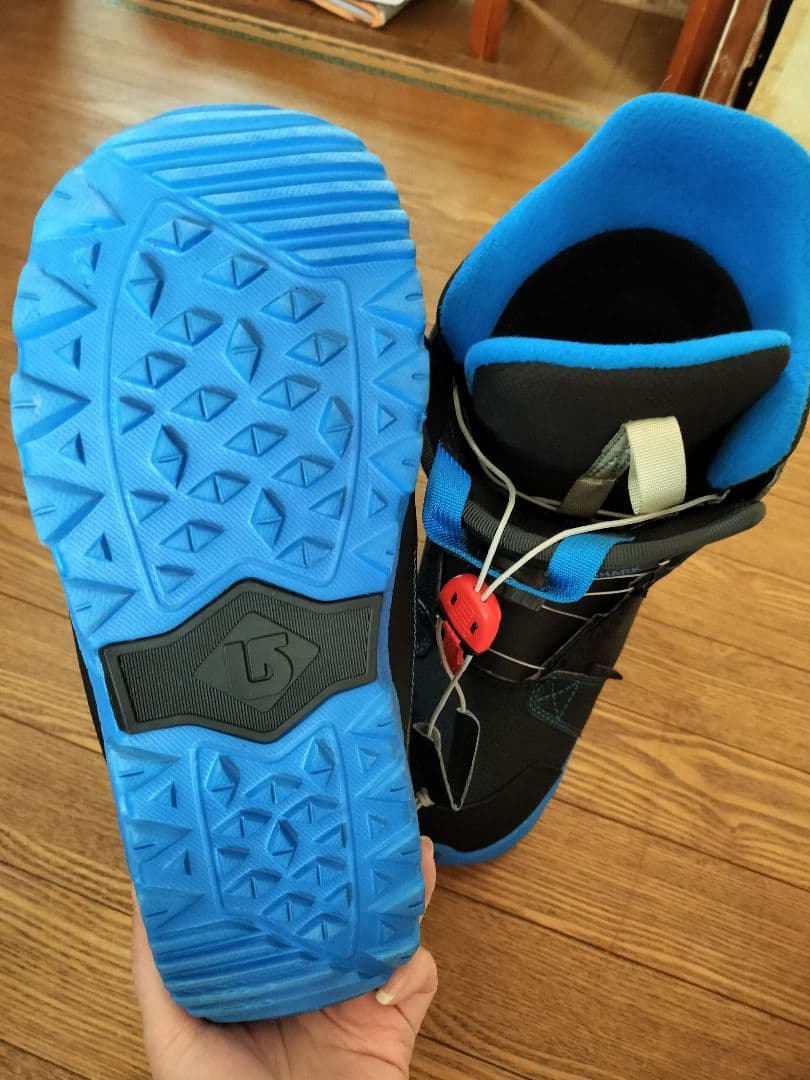 Burton スノーボードブーツ 黒/青