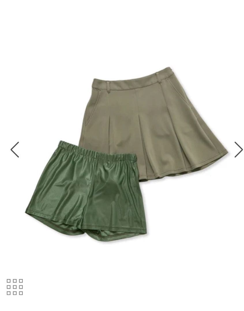 【UVストレッチ】シンプルタックフレアスカート