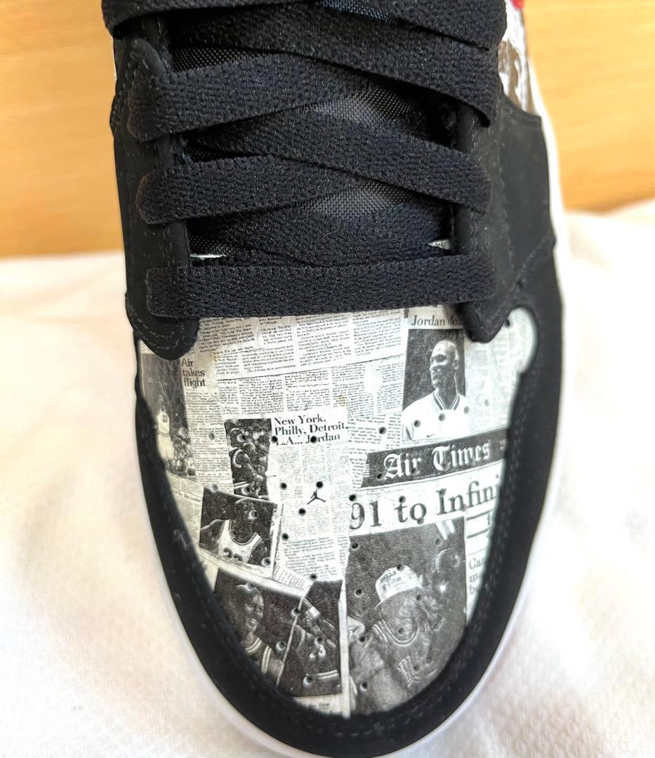 【美品】NIKE AIR JORDAN 1 MID NEWSPAPER