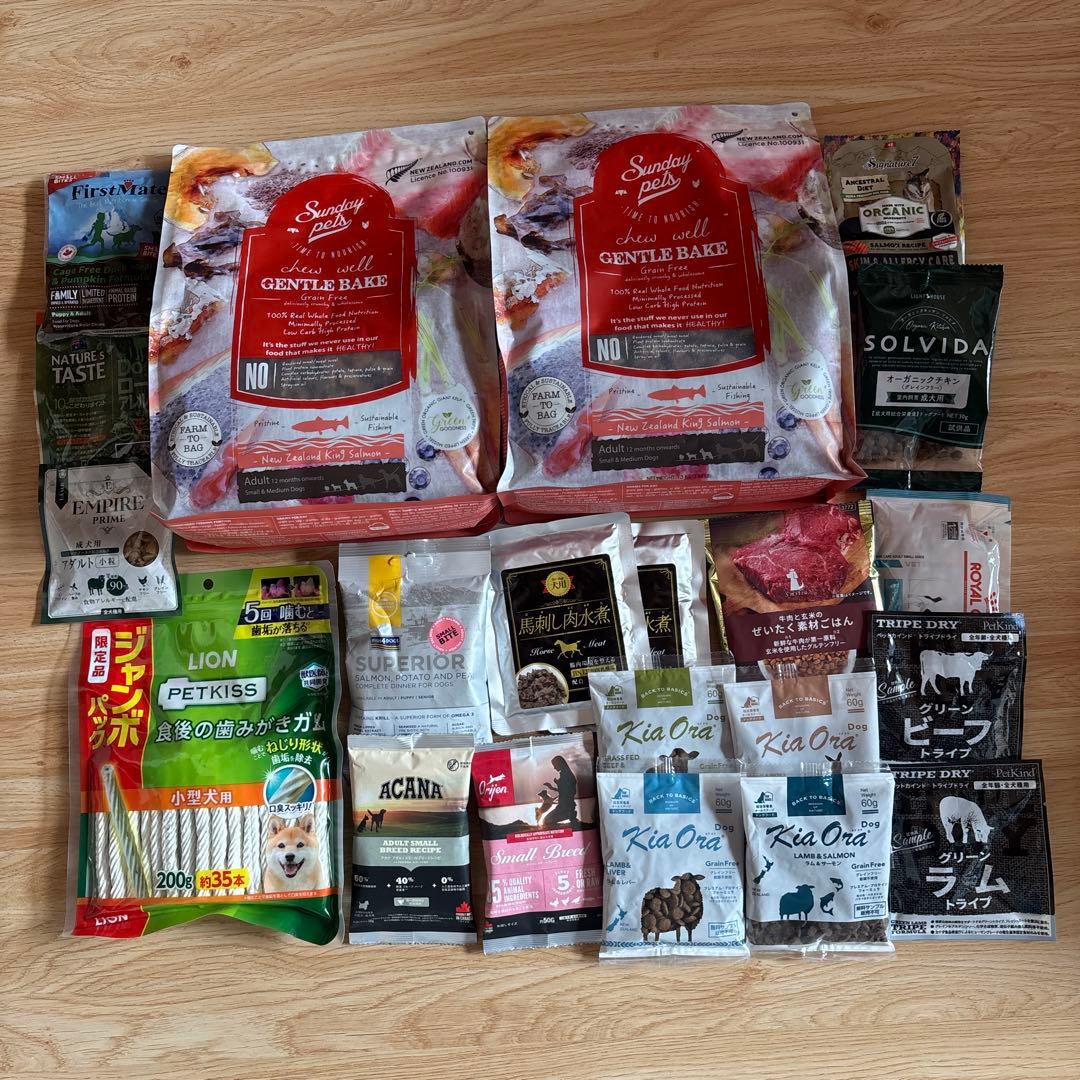 ジェントルベイクサーモン＋トライプ2袋 LION 歯磨きガム サンプル16点