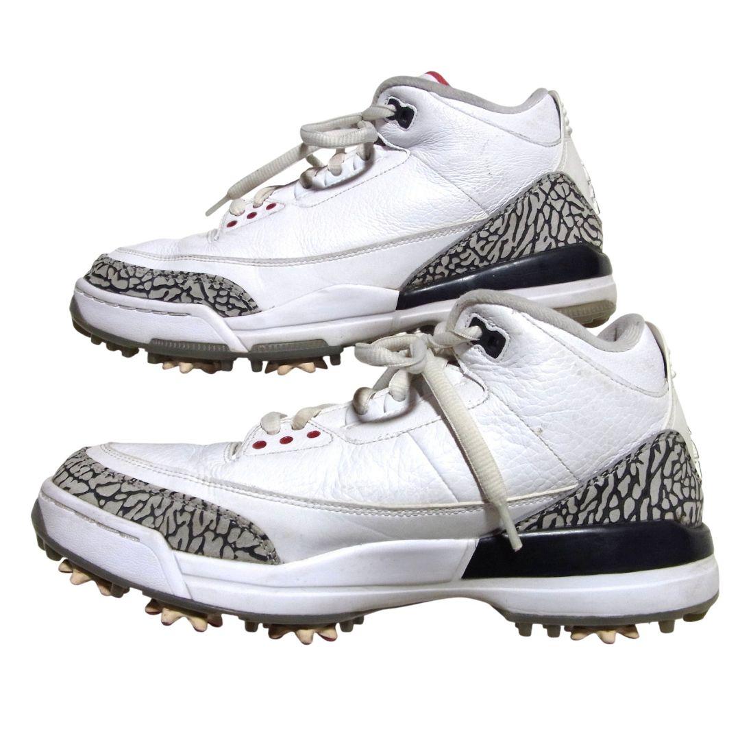 シューズ(男性用) 26.5cm NIKE AIR JORDAN 3 GOLF AJ3783-100