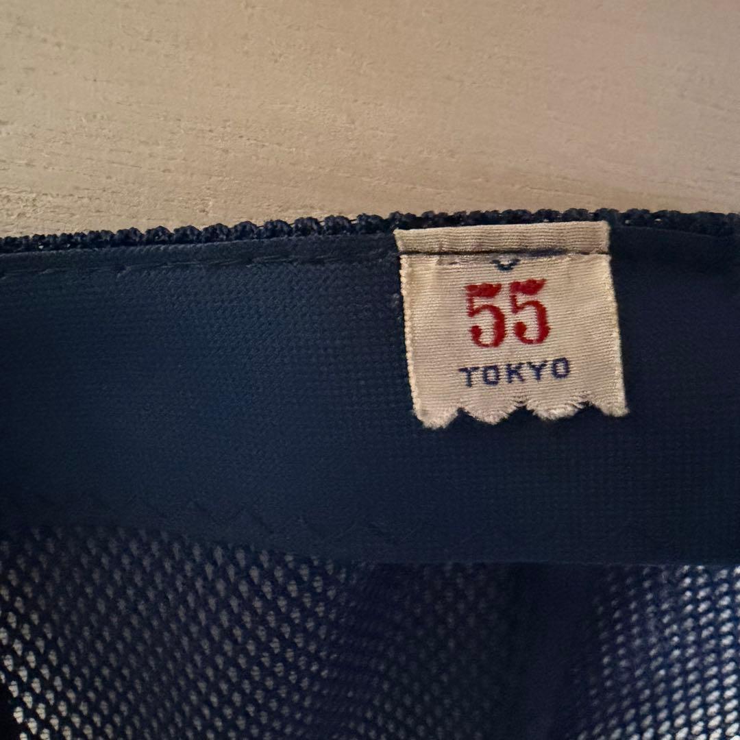 70s 当時物　ロッテオリオンズ(現千葉ロッテ)メッシュキャップ　サイズ55